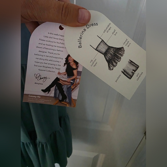 Blogilates/POPFLEX Teal Mini Dress - Picture 3 of 4